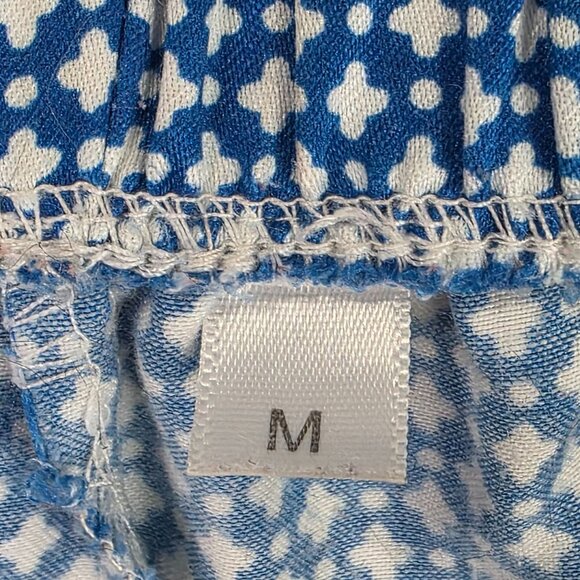 Womens 2 Pc Miss Elaine Blue Micro Dot Pajama Shirt & Pant Set Sleepwear Size M - Picture 9 of 15